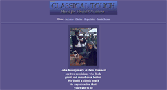 Desktop Screenshot of classicaltouchmusic.com
